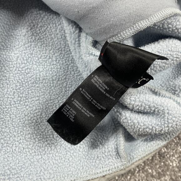 North Face Denali Jacket Womens Small Fleece Polartec Full Zip Color Block Blue - Picture 9 of 16